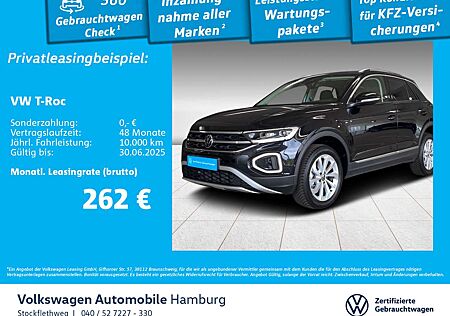 VW T-Roc Volkswagen 1.5 TSI Style DSG AHK Navi ACC CarPlay LED