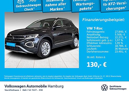 VW T-Roc Volkswagen 1.5 TSI Style DSG AHK Navi ACC CarPlay LED