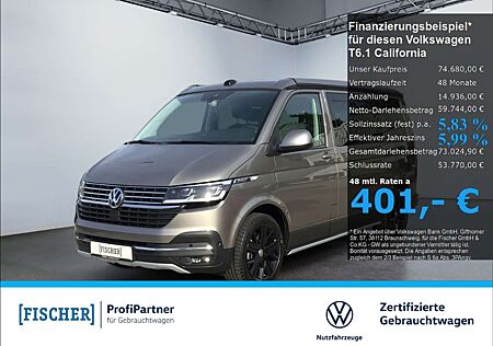 VW T6 Volkswagen .1 California Ocean 2,0 TDI DSG Markise StdHZG Navi LED