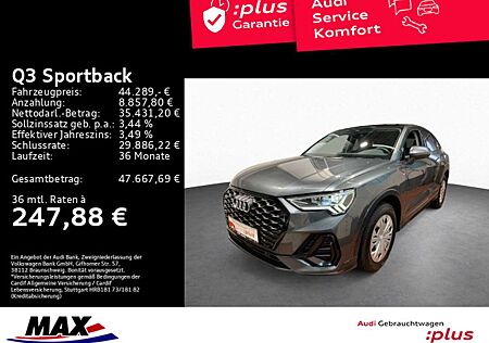Audi Q3 35 TFSI S LINE LED+AHK+NAV+PANO+VCP