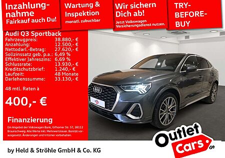 Audi Q3 S line 35TFSI S tron AHK NAV SONOS