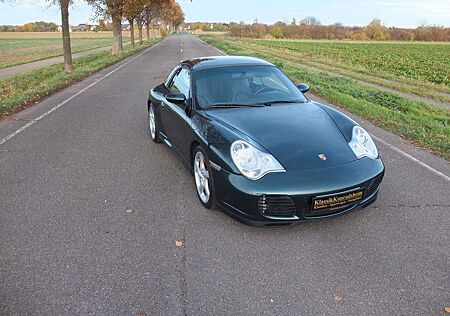 Porsche 996 Carrera 4S Cabriolet lagogrün 117tkm