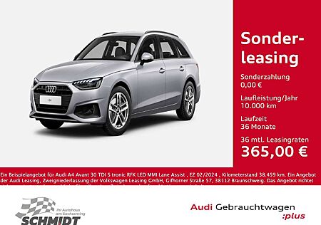 Audi A4 Avant 30 TDI S tronic RFK LED MMI Lane Assist