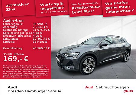 Audi e-tron 55 S line qua. Matrix Pano Leder B&O AHZV