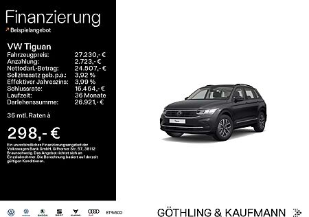 VW Tiguan Volkswagen Life 2.0 TDI SCR 110kW 6-Gang*NAVI*AHK*SH