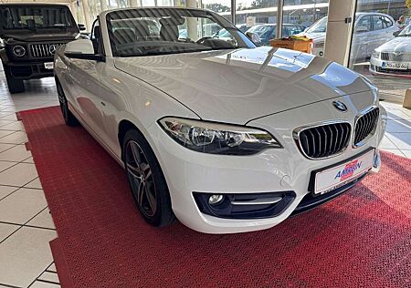 BMW 218 i Cabrio Sport Line+NAVI+
