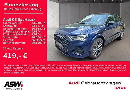 Audi Q3 S line 45TFSI e Navi Matrix RFK VC