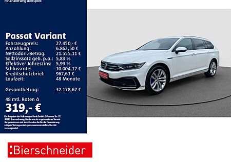 VW Passat Variant Volkswagen 1.4 TSI DSG GTE AHK MATRIX STAND