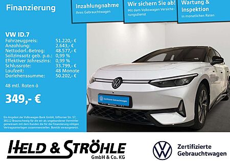 VW ID.7 Volkswagen GTX 250kW AHK HUD MATRIX WÄPU 360°KAM