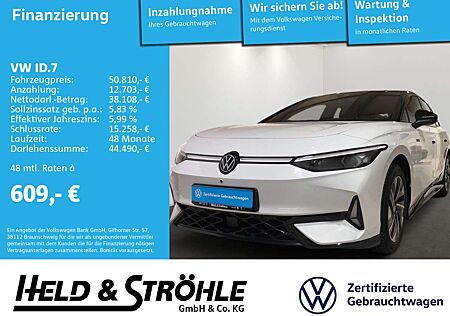 VW ID.7 Volkswagen GTX 250kW AHK HUD MATRIX WÄPU 360°KAM