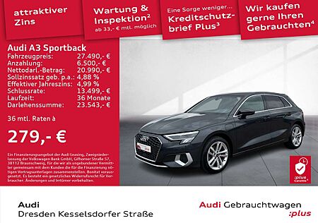 Audi A3 40 TFSI e advanced LED Kamera GRA D