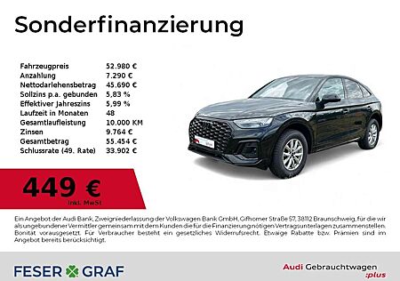 Audi Q5 Sportback 40 TFSI quattro 360°Cam/Matrix/Navi/VC+/