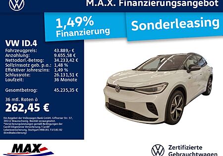 VW ID.4 Volkswagen GTX 4MOTION +AHK+KAMERA+PANO+HUD+HARMAN&KAR