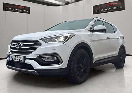 Hyundai Santa Fe blue Premium 4WD*Pano*Leder*360°*KeyLes