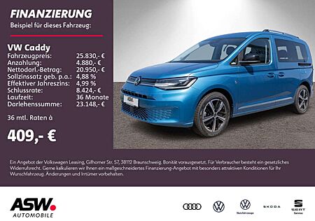 VW Caddy Volkswagen Style 2.0 TDI LED Navi PDC v/h SHZ ACC AHK