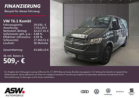 VW T6 Transporter Volkswagen T6.1 Kombi 2.0 TDI Navi Klimaanlage PDC 8-Sitzer