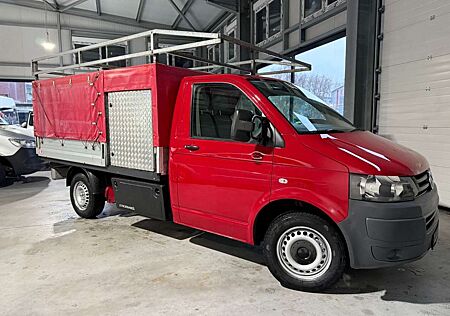 VW T5 Transporter Volkswagen Pritsche Tieflader*LANG L3*KLIMA