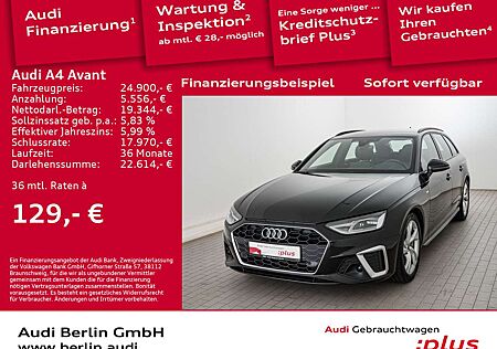 Audi A4 S line 40 TFSI S tr. DAB RFK NAVI HUD
