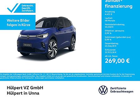 VW ID.4 Volkswagen GTX 4X4 WÄRMEPUMPE PANO AHK 360CAM ACC LM21