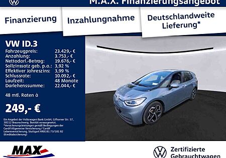 VW ID.3 Volkswagen PRO PERFORMANCE TECH MATRIX+PANO+KAMERA+WP+