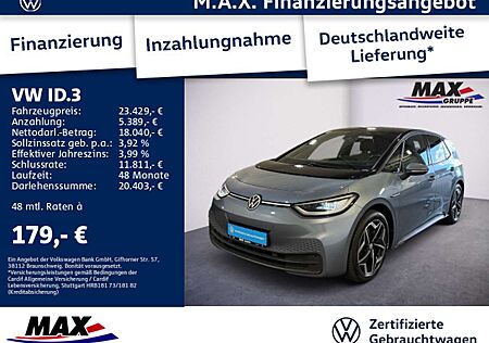 VW ID.3 Volkswagen PRO PERFORMANCE TECH MATRIX+PANO+KAMERA+WP+