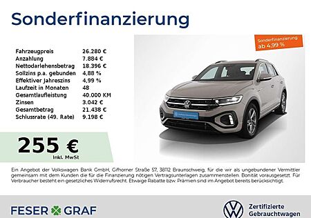VW T-Roc Volkswagen 1.5TSI R-Line DSG AHK IQ.DRIVE-Paket Navi
