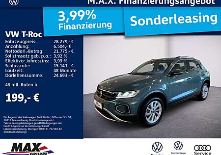 VW T-Roc Volkswagen 1.5 TSI LIFE LED+KAMERA+DCP+APP+NAV+SITZHZ