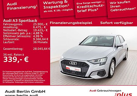 Audi A3 35 TFSI S tr. LED NAVI VIRTUAL PDC