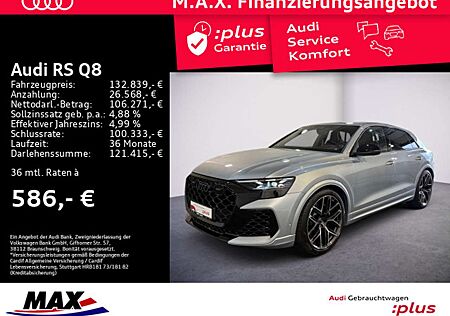 Audi RS Q8 HD MATRIX+AHK+SAGA+LUFT+PANO+WABEN+B&O+HUD