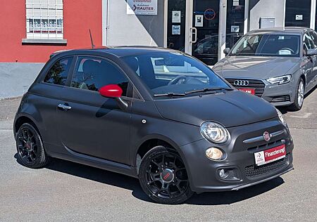 Fiat 500 SPORT MATT SCHWARZ nur 59tKM Zahnriem NEU