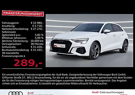 Audi A3 Sportback 35 TFSI 2x S line LED NAVI Opt-Schw