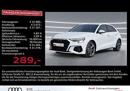 Audi A3 Sportback 35 TFSI 2x S line LED NAVI Opt-Schw