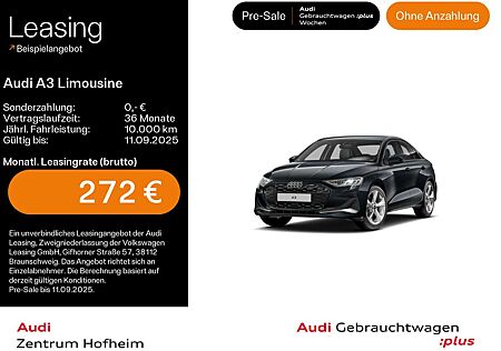 Audi A3 35 TDI advanced S tro*Facelift*LED*