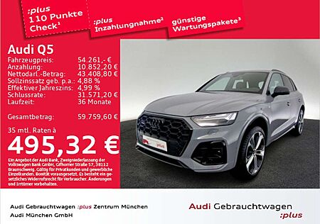 Audi Q5 55 TFSI e qu. S line Pano/Luftfed/Matrix/AHK
