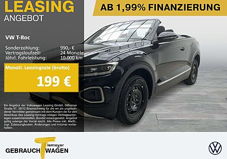 VW T-Roc Volkswagen Cabrio 1.0 TSI STYLE NAVI LED+ SITZHZ VIRT
