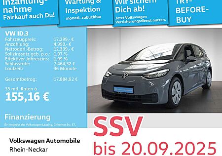 VW ID.3 Volkswagen Pure Performance LED Navi PDC Klima uvm