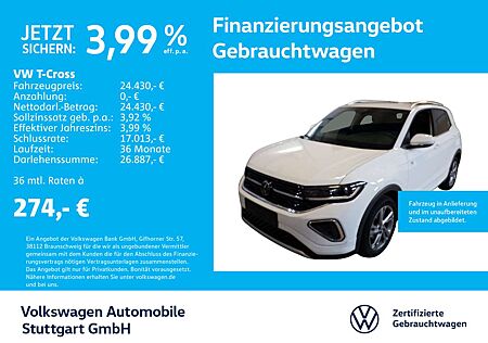 VW T-Cross Volkswagen R-Line 1.0 TSI Navi Kamera LED AHK ACC S