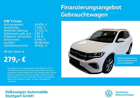 VW T-Cross Volkswagen R-Line 1.0 TSI Navi Kamera LED AHK ACC S
