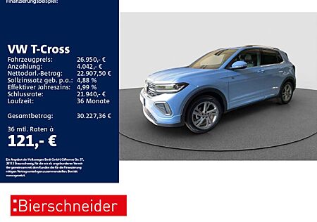 VW T-Cross Volkswagen 1.0 TSI R-Line AHK MATRIX NAVI CAM