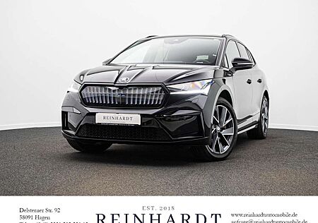 Skoda Enyaq gebraucht kaufen Skoda Enyaq 80 SPORTLINE/CRYSTAL/ACC/HuD/PANO/WÄRMEP.