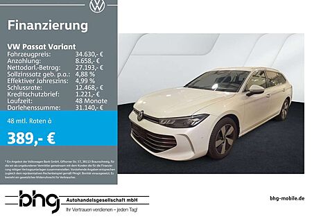 VW Passat Variant Volkswagen 1.5 e-TSI OPF DSG Business