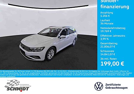 VW Passat Variant Volkswagen 2.0 TDI Business DSG RFK eHK FSH