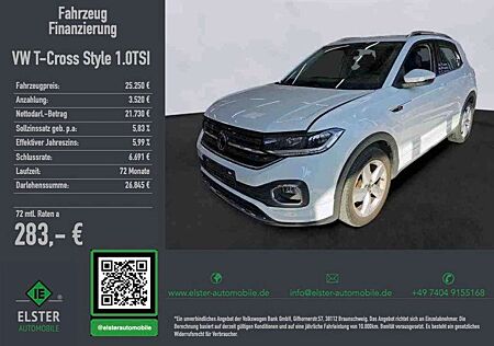 VW T-Cross Volkswagen Style,R-Line,LED,Sitzhei,Kamera,DSG,Temp