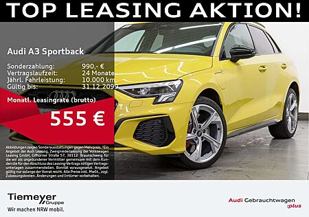 Audi A3 45 TFSIe 2x S LINE LEDER LM18 LED A