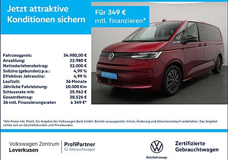 VW T7 Multivan Volkswagen lang LÜ MATRIX KEYLESS HUD ACC DCC