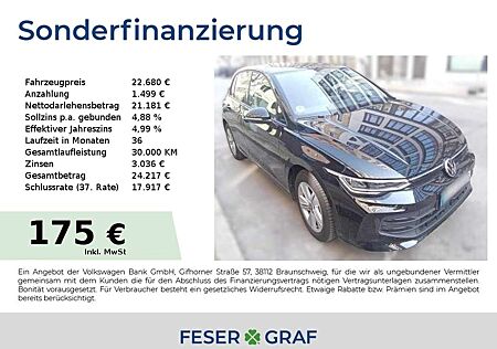 VW Golf Volkswagen VIII Life 1.5 TSI 85 kW 6-Gang ACC HUD LED