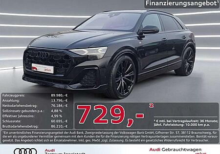 Audi Q8 50 TDI qu 2x S line LASER Pano STHZG B&O 23"