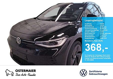 VW ID.4 Volkswagen GTX 340PS 4M NP.72T ACC.5J-G.WÄRMEPUMPE.AREA-VIEW.