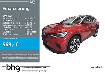 VW ID.4 Volkswagen Pro mit Infotainment-Paket