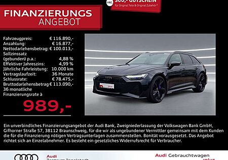 Audi RS6 Avant LASER Keramik Pano STHZG AHK 305km/h